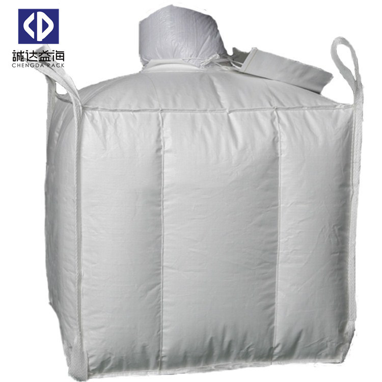 Baffle FIBC Bulk Bags 1000KG Virgin Polypropylene Material 4 Side Seam