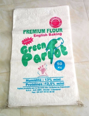 Wheat Flour PP Woven Bag Bag 30cm - 150cm Width Polypropylene