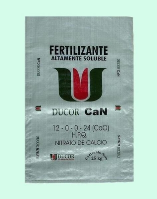 Fertilizer Packaging PP Woven Bag Plain Tear Resistant customized