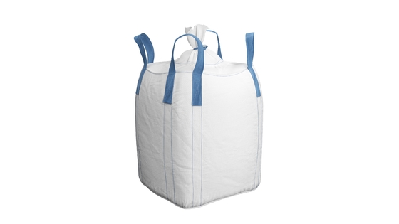 Chemical Industrial Jumbo Bag Circular Breathable With Cross Corner Loop