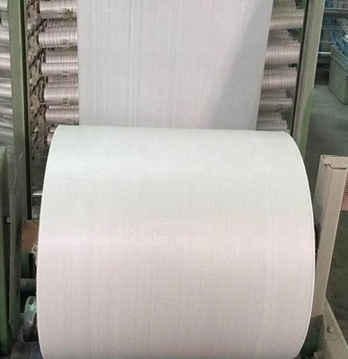 Tubular Fabric PP Woven Cloth Sack Roll 60gsm - 200gsm For Fertilizer