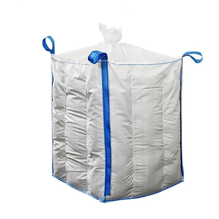 Circular Baffled Bulk Bag U Panel Customer Friendly Q Bag With Side Loop