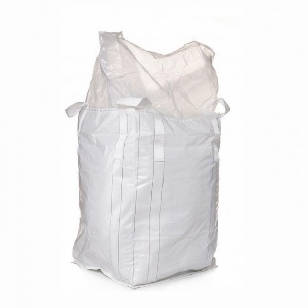Duffle Top Grit Sand Bulk Bag White 4 Panel UV stabilization