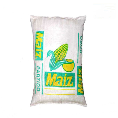 Laminated Polypropylene Pp Woven Bag White 50kg For Rice Flour